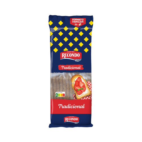 Alcampo RECONDO Pan tostado tradicional 60 uds 540 g