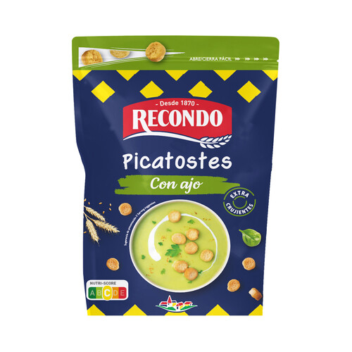 Alcampo RECONDO Picatostes con ajo extra crujientes 80 g