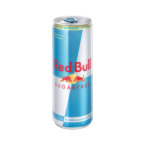 Alcampo RED BULL SUGAR FREE Bebida energética sin azúcar lata 250 ml