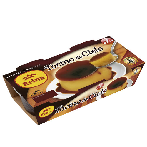Alcampo REINA Tocino de cielo REINA pack de 2 uds de 100 gr