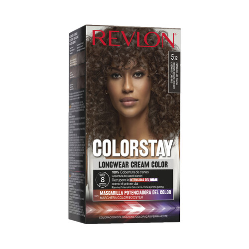 Alcampo REVLON Coloración permanente tono 5.12 Castaño claro glacial REVLON Colorstay
