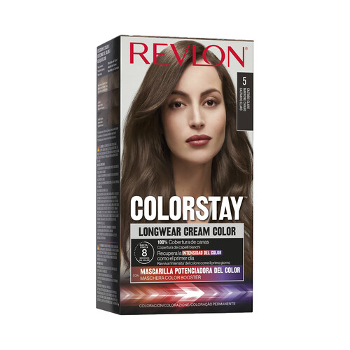 Alcampo REVLON Coloración permanente tono 5 Castaño claro REVLON Colorstay