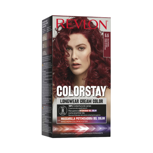 Alcampo REVLON Coloración permanente tono 6.6 Rojo intenso REVLON Colorstay