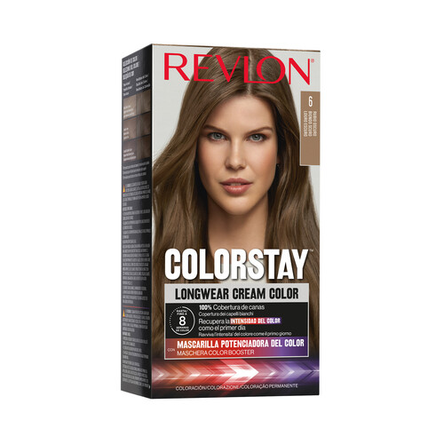 Alcampo REVLON Coloración permanente tono 6 Rubio oscuro REVLON Colorstay