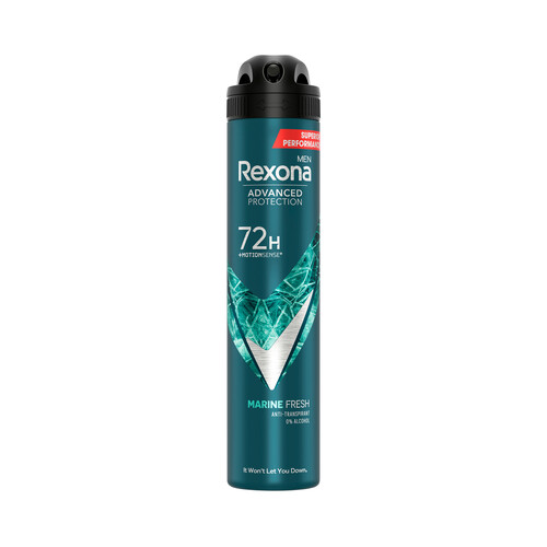 Alcampo REXONA Desodorante en spray para hombre con protección anti-transpirante hasta 72 horas REXONA Marine fresh 200 ml