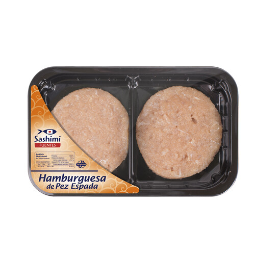 Alcampo RICARDO FUENTES E HIJOS Hamburguesas pez espada SASHIMI 160 g