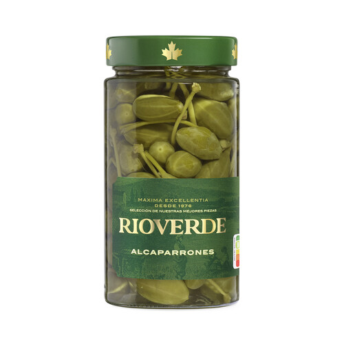 Alcampo RIOVERDE Alcaparrones en vinagre frasco de 180 g