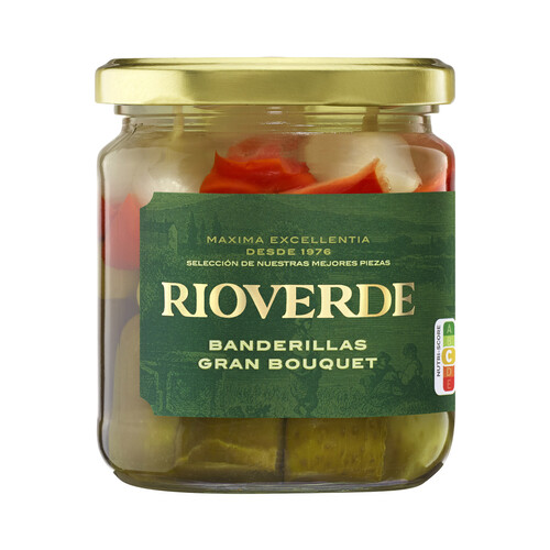 Alcampo RIOVERDE Banderillas gran bouquet con anchoa frasco de 170 g
