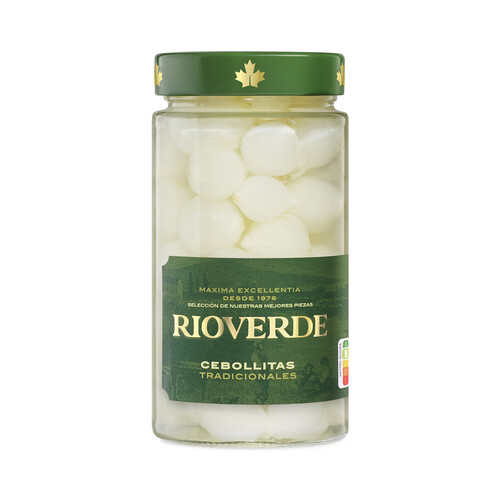 Alcampo RIOVERDE Cebollitas en vinagre 18/21 piezas frasco de 180 g