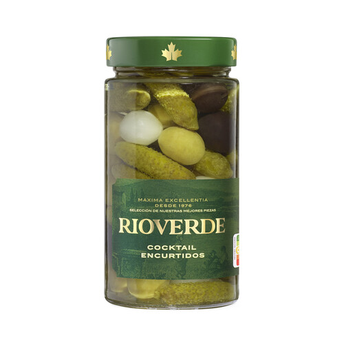 Alcampo RIOVERDE Encurtidos surtidos frasco de 180 g