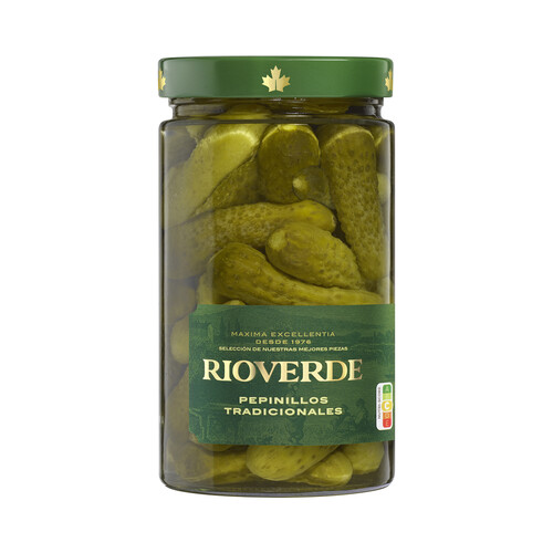 Alcampo RIOVERDE Pepinillos medianos frasco de 380 g