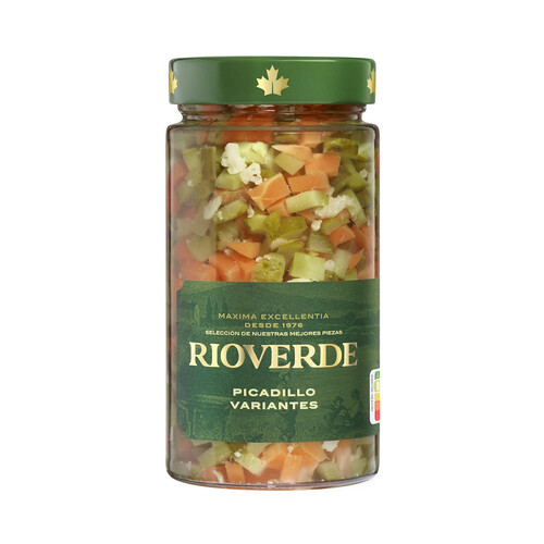 Alcampo RIOVERDE Picadillo de variantes en vinagre frasco de 200 g
