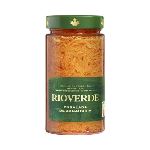 Alcampo RIOVERDE Zanahoria rallada especial para ensalada frasco de 180 g