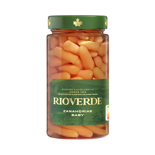 Alcampo RIOVERDE Zanahorias baby aliñadas frasco de 200 g