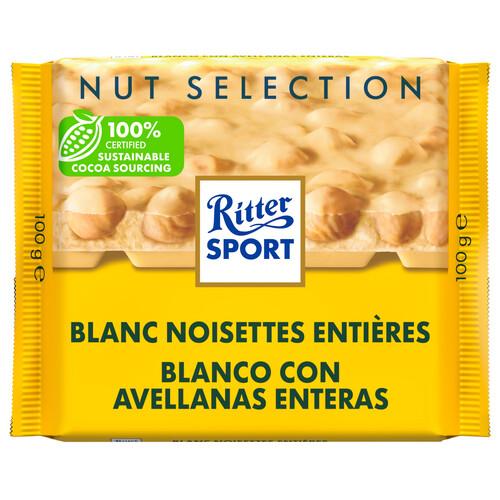 Alcampo RITTER Chocolate blanco con avellanas 100 g