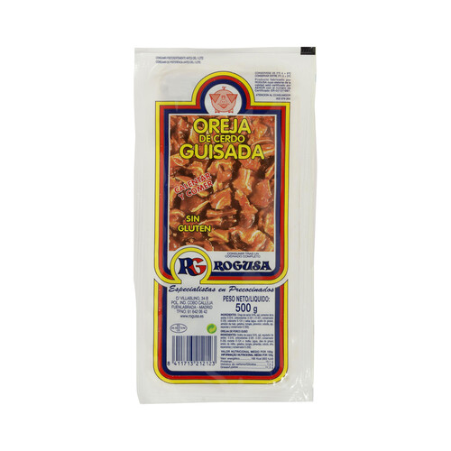 Alcampo ROGUSA Oreja de cerdo guisada lista para calentar y comer ROGUSA 500 g