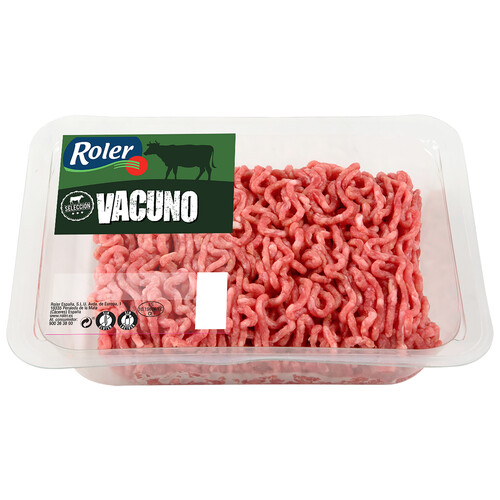 Alcampo ROLER Selección Bandeja De Preparado De Carne Picada De Vacuno Elaborada Sin Gluten Ni Lactosa 400 G