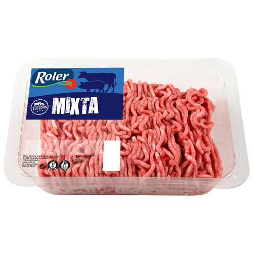 Alcampo ROLER Selección Bandeja De Preparado De Carne Picada (burger Meat) Mixta (vacuno-cerdo) 400 G