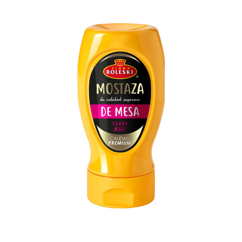 Alcampo ROLESKI Mostaza suave calidad premium 275 g