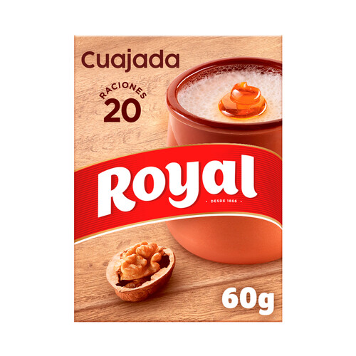Alcampo ROYAL Cuajada azucarada postre en polvo ROYAL 60 g