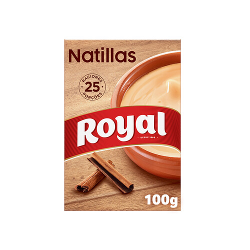 Alcampo ROYAL Preparado en polvo para hacer natillas caseras ROYAL 100 g
