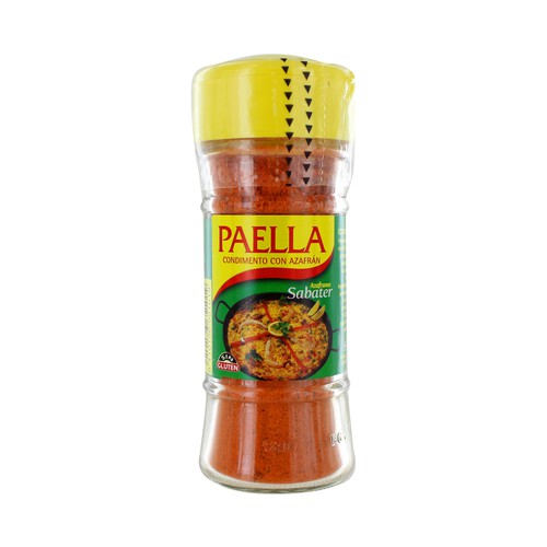 Alcampo SABATER Sazonador para paella SABATER frasco de 45 g