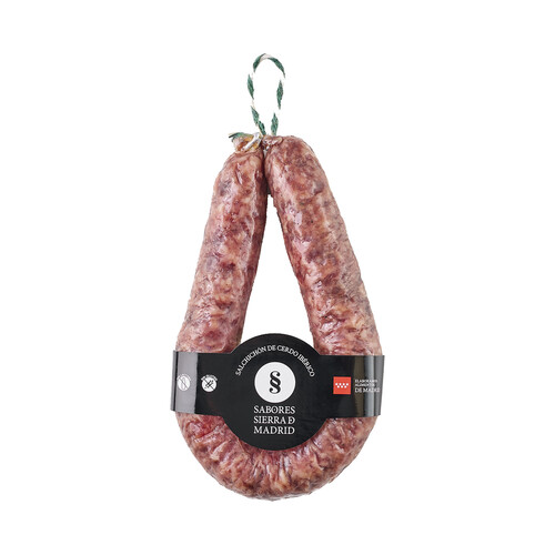 Alcampo SABORES SIERRA DE MADRID Salchichón de cerdo ibérico elaborado sin gluten 250 g