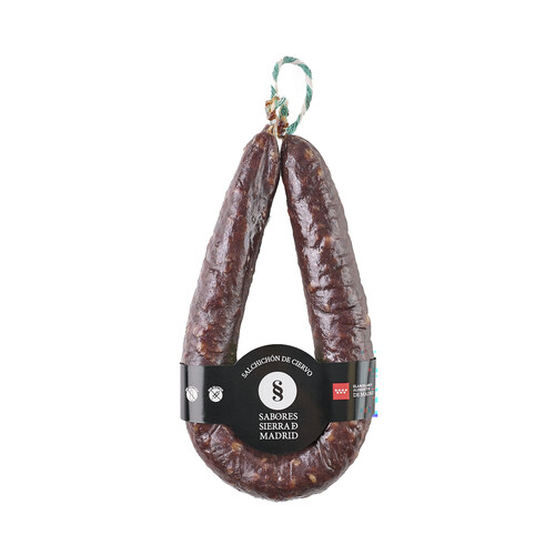 Alcampo SABORES SIERRA DE MADRID Salchichón de ciervo elaborado sin gluten 250 g