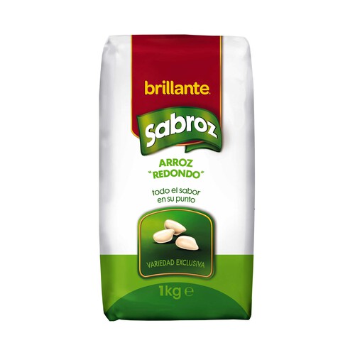 Alcampo SABROZ BRILLANTE Arroz redondo paquete de 1 kg
