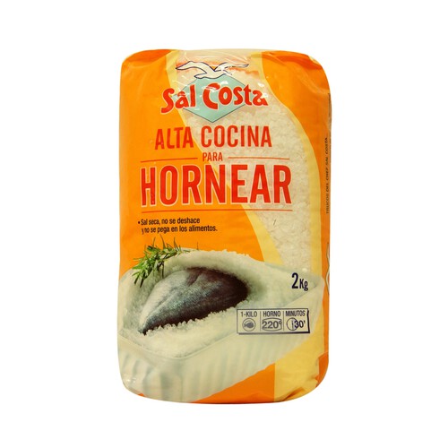 Alcampo SAL COSTA Sal de alta cocina para hornear SAL COSTA 2 kg