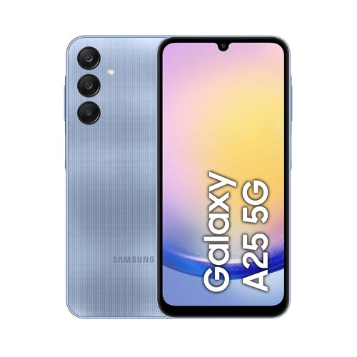 Alcampo SAMSUNG Galaxy A25 5G Azul 128GB + 6GB Ram Móvil 16 5cm (6 5"). SM-A256BZBDEUB