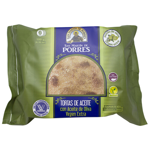 Alcampo SAN MARTIN DE PORRES Torta en aceite de oliva 6 uds x 180 g