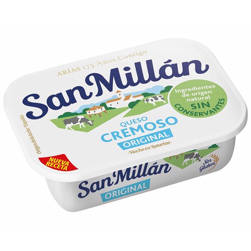 Alcampo SAN MILLÁN Queso de untar natural SAN MILLÁN 200 g