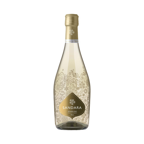 Alcampo SANDARA Vino blanco dulce y espumoso (frizzante) botella 75 cl