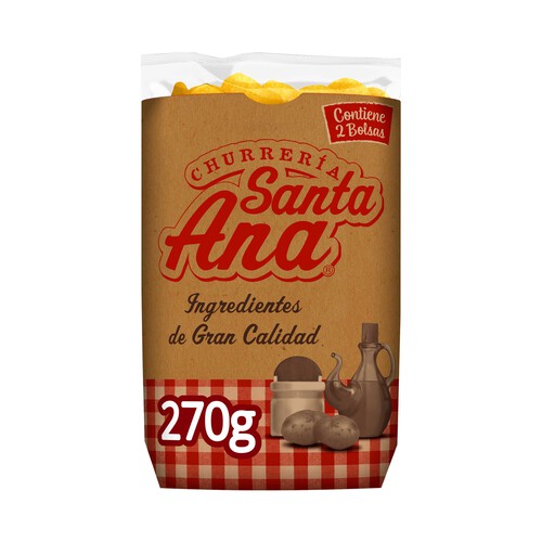 Alcampo SANTA ANA Patatas fritas artesanas SANTA ANA bolsa de 2 uds x 135 g