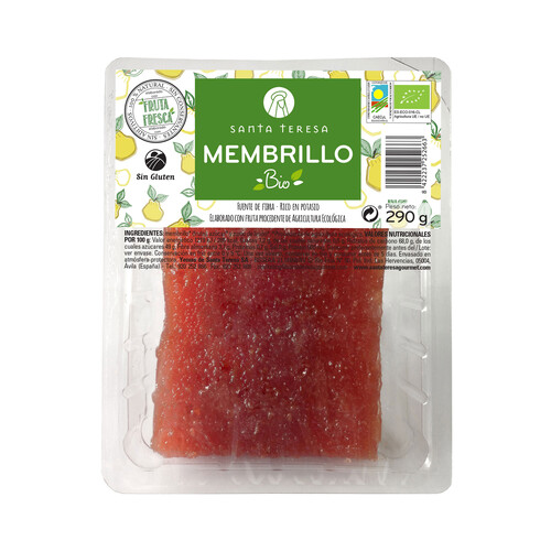 Alcampo SANTA TERESA Membrillo ecológico sin gluten SANTA TERESA 290 g