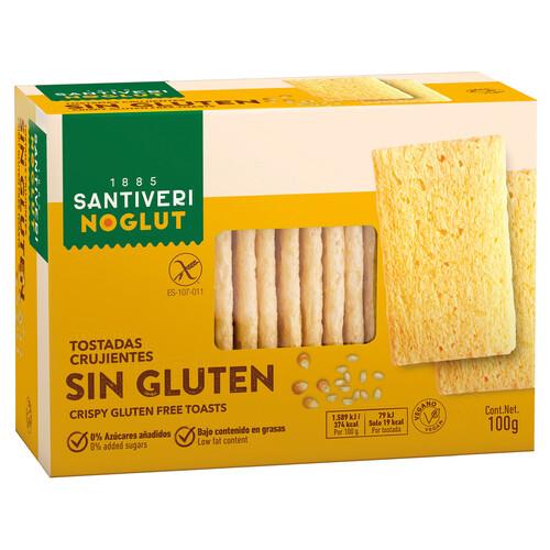 Alcampo SANTIVERI Tostadas ligeras sin gluten SANTIVERI NOGLUT 100 g