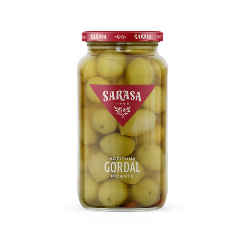 Alcampo SARASA Aceitunas gordal picantes SARASA 520 g