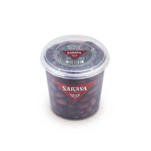 Alcampo SARASA Aceitunas negras de Aragón SARASA 450 gr