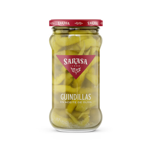 Alcampo SARASA Guindillas en aceite SARASA frasco de 180 g
