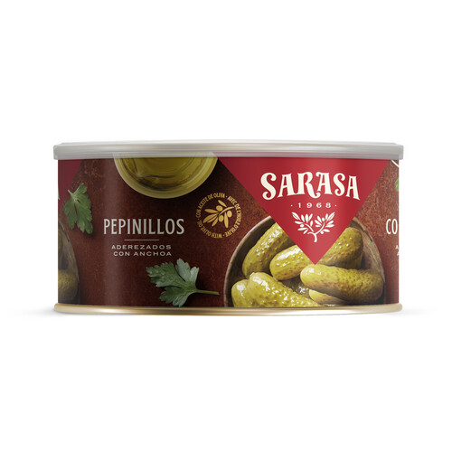 Alcampo SARASA Pepinillos aderezados con anchoa SARASA 550 G