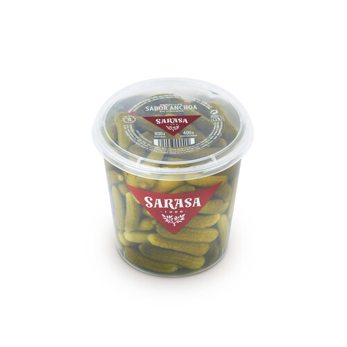 Alcampo SARASA Pepinillos sabor anchoa SARASA 400 gr