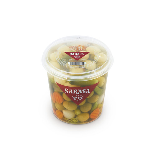 Alcampo SARASA Popurri encurtidos sabor anchoas SARASA 450 g