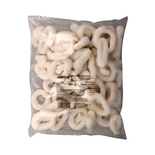 Alcampo SERPESKA Anillas de pota argentina ultragongelada SERPESKA 400 g (P.N.)