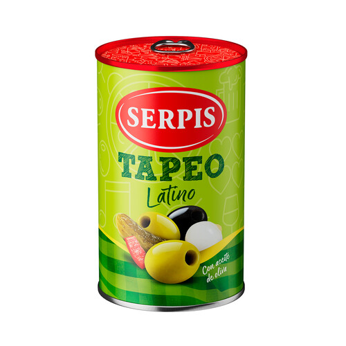 Alcampo SERPIS Surtido de encurtidos con aceite de oliva lata 150 g