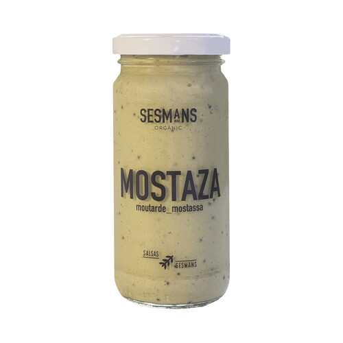 Alcampo SESMANS ORGANIC Mostaza de procedencia ecológica 240 ml