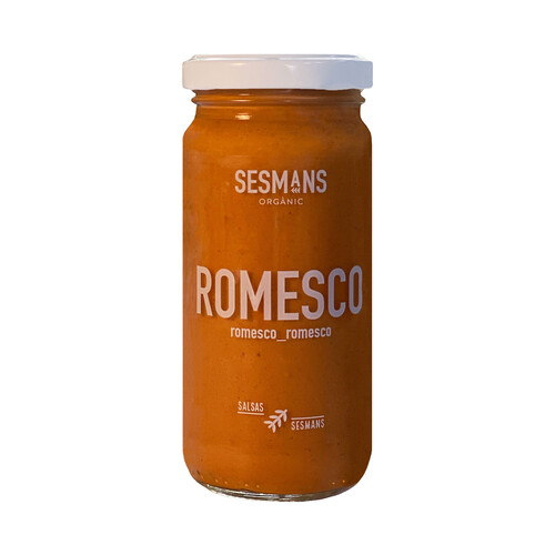 Alcampo SESMANS ORGANIC Salsa romesco bio ecológica 240 ml