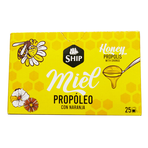 Alcampo SHIP Infusión propoleo con naranja 25 uds. 37 5 gr