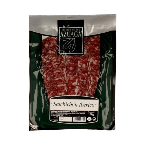 Alcampo SIERRA AZUAGA Salchichón ibérico de calidad extra cortado en lonchas SIERRA AZUAGA 100 g