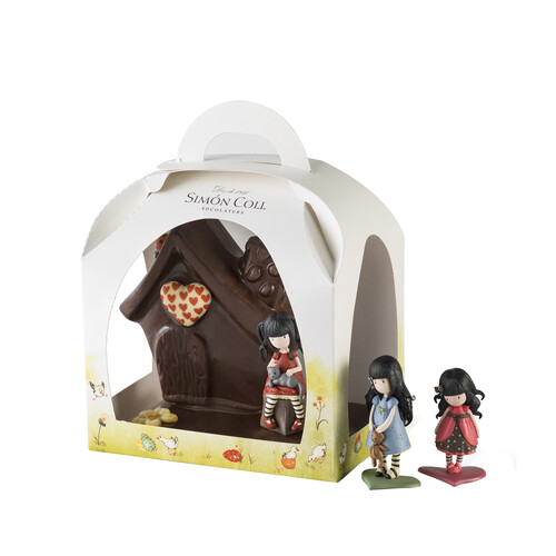 Alcampo SIMÓN COLL Figura de Pascua casa de chocolate 225 g